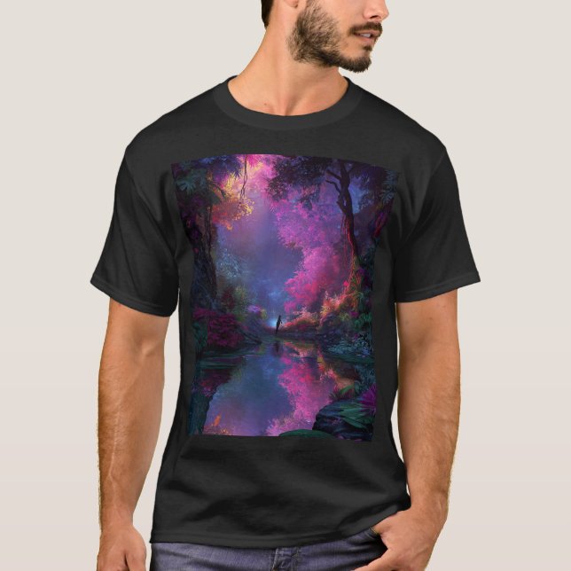 Camiseta Hada del bosque junto al lago (Anverso)