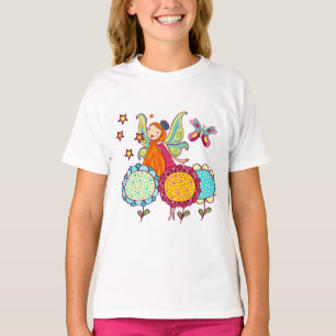 Camiseta Hada del jardín con las flores
