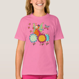 Camiseta Hada del jardín con las flores