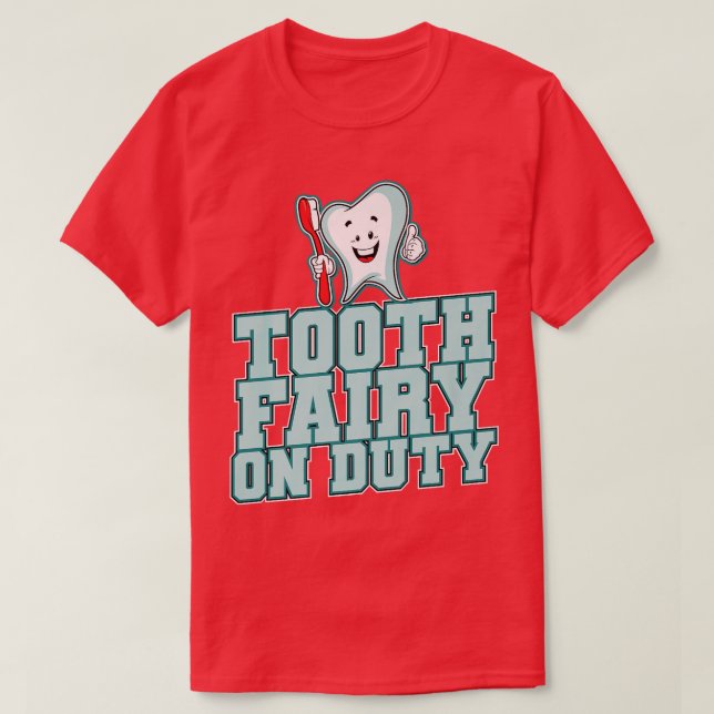 Camiseta Hada Diente Sobre El Deber (Diseño del anverso)