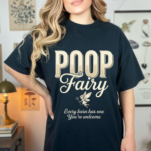 Camiseta Hada divertida de caca granero broma agricultura h