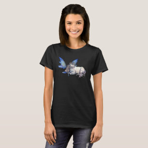 Camiseta Hada emparentada y unicornio por Molly Harrison