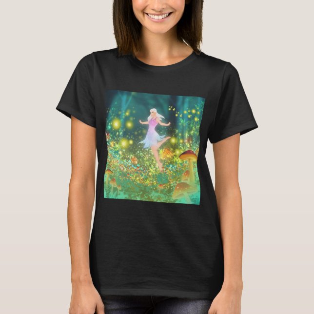Camiseta Hada en un campo (Anverso)