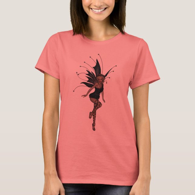 Camiseta Hada gótica elegante (Anverso)