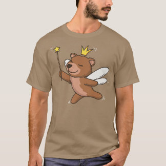 Camiseta Hada Grizzly Bear Vida Silvestre Mystical Animal F