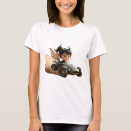 Camiseta Hada iluminada por la luna de las dunas errantes.
