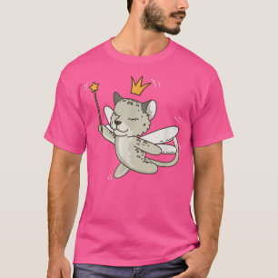 Camiseta Hada Leopardo de la Nieve Safari Animal Mítico Had