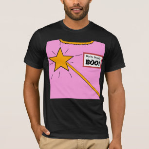 Camiseta Hada madrina con la vara y el Nametag mágicos