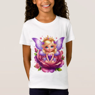 Camiseta Hada Morada Mágica para Amantes de la Fantasía