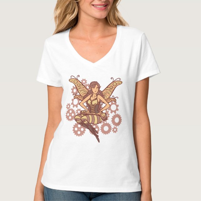 Camiseta Hada Steampunk (Anverso)