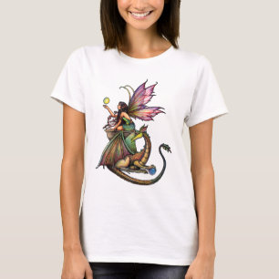 Camiseta Hada y dragón de orbs de Dragón por Molly Harrison