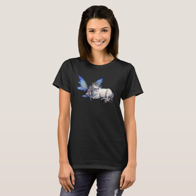 Camiseta Hadas amadas y unicornio por Molly Harrison (Anverso completo)