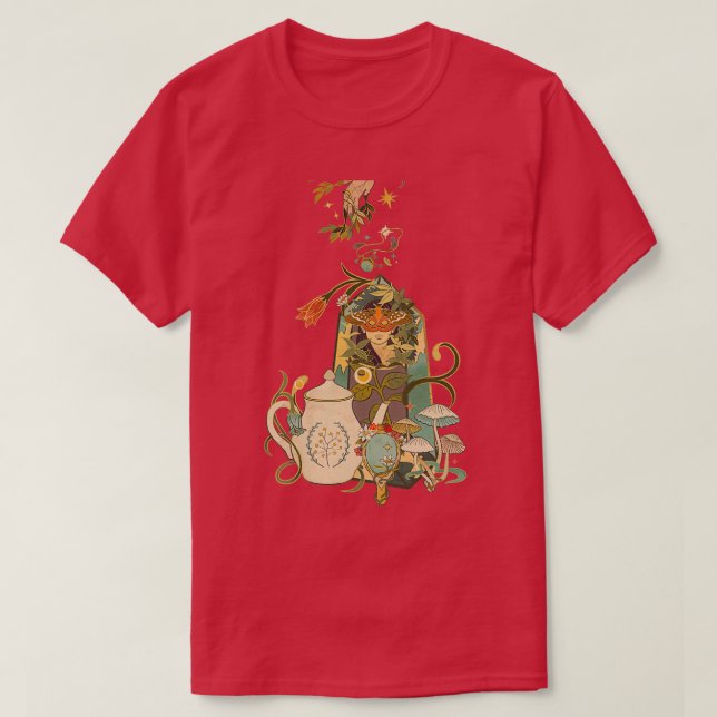 Camiseta Hadas de hongos (Diseño del anverso)