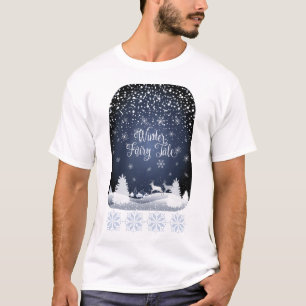 Camiseta Hadas de invierno de 20XX SnowyPaisaje