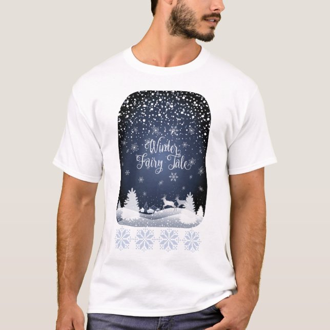 Camiseta Hadas de invierno de 20XX SnowyPaisaje (Anverso)
