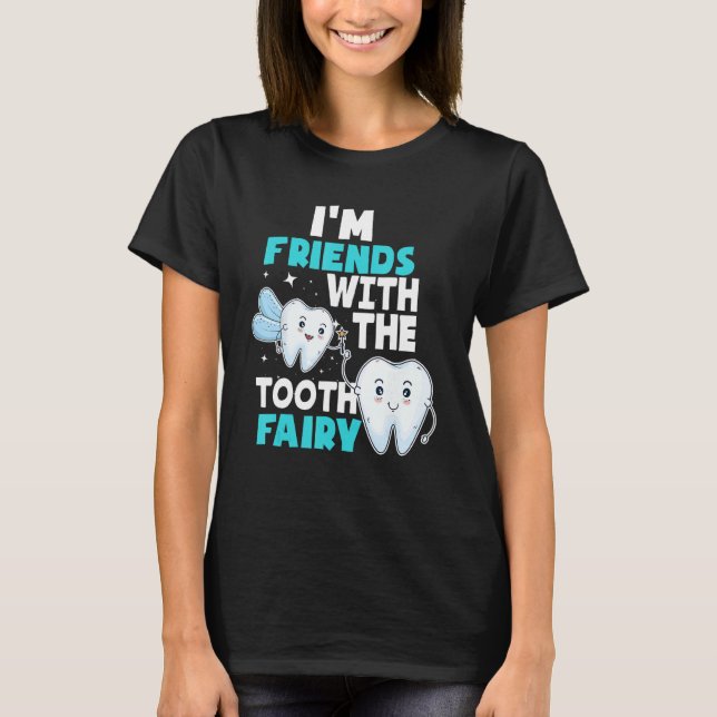 Camiseta Hadas Didentales - Auxiliar Dental Higiénico Pediá (Anverso)