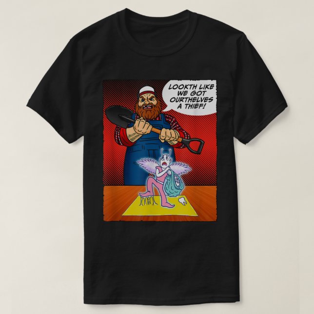 Camiseta Hadas Dientes Atrapadas Red Hanny Funny Personaliz (Diseño del anverso)
