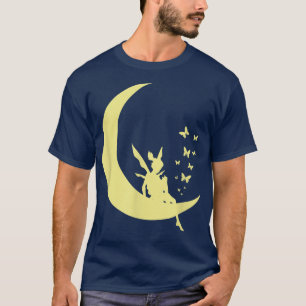 Camiseta Hadas en la luna con mariposas