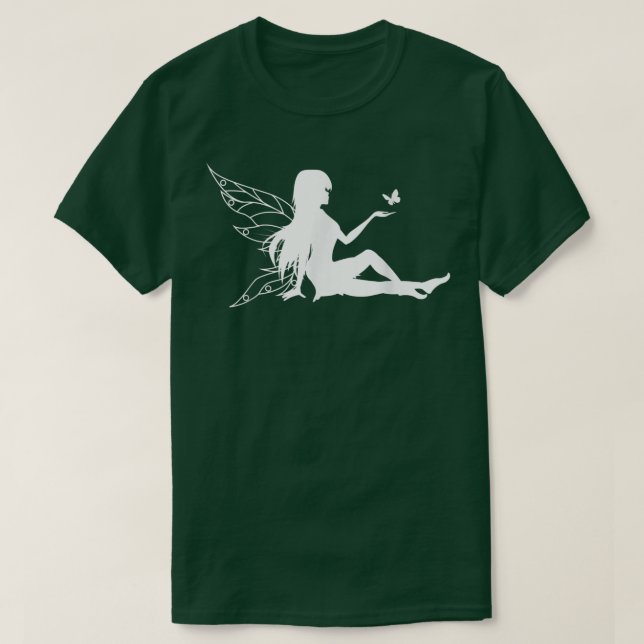 Camiseta Hadas y mariposas (Diseño del anverso)