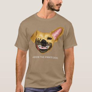 Camiseta Haddie el perro pirata