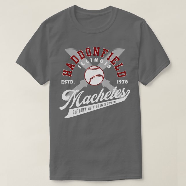 Camiseta Haddonfield machetes (Diseño del anverso)
