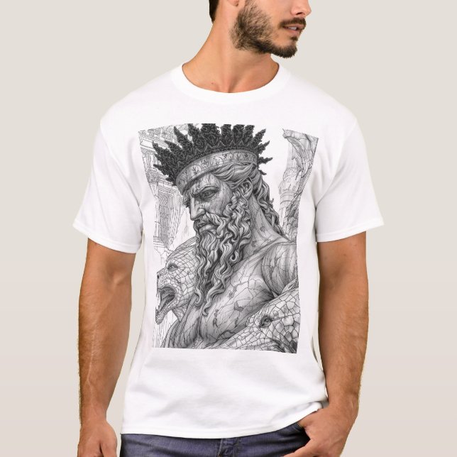 Camiseta Hades Greek God of the Underworld - Mythological A (Anverso)