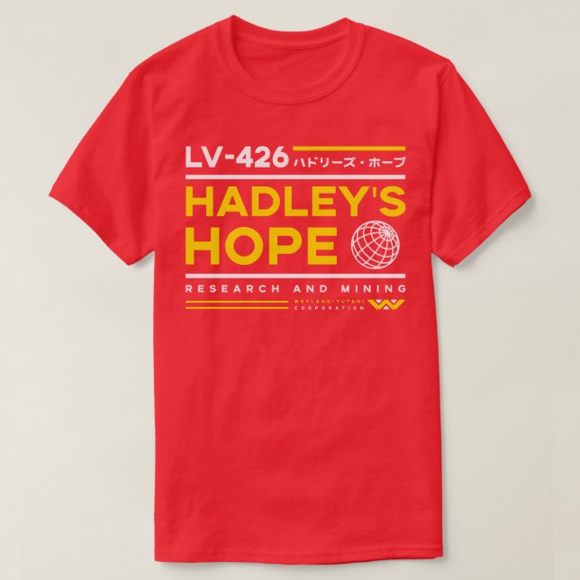 Camiseta Hadleys Hope (Diseño del anverso)