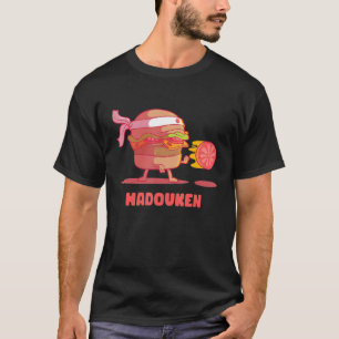 Camiseta Hadouken Burger Street lucha contra el tomate en c