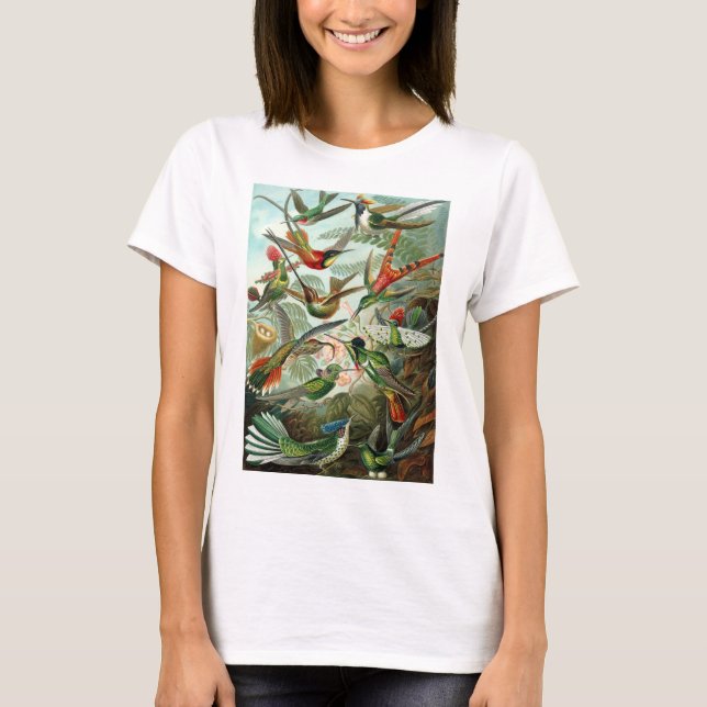 Camiseta Haeckel Hummingbirds (Anverso)