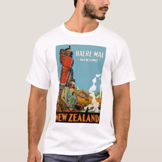 Camiseta Haere Mai (Bienvenidos a Nueva Zelandia)