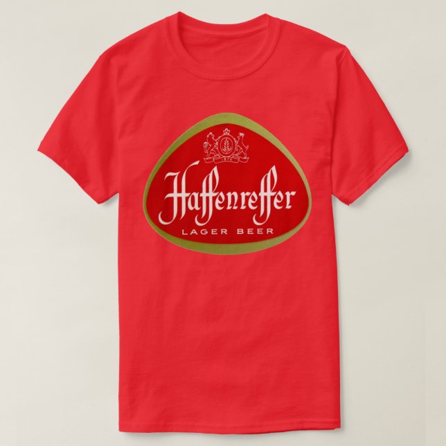 Camiseta Haffenreffer Lager Beer (Diseño del anverso)