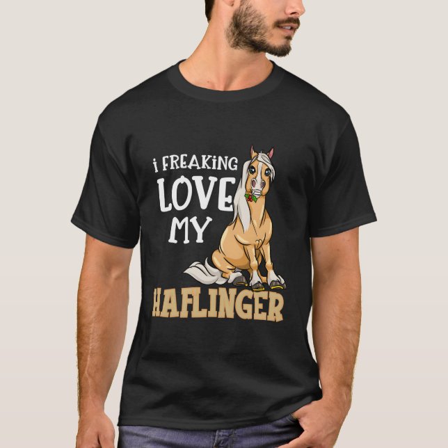 Camiseta Haflinger Caballo me encanta mi haflinger (Anverso)