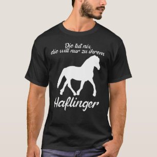 Camiseta Haflinger - Caballos diciendo Chiste