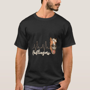 Camiseta Haflinger Heartbeat Funny Haflinger Horse