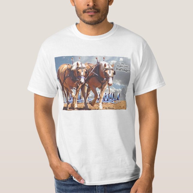 Camiseta Haflinger poderoso (Anverso)