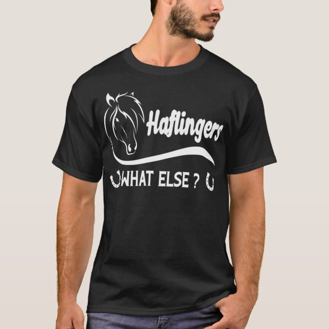 Camiseta Haflingers qué más graciosa amante de los caballos (Anverso)