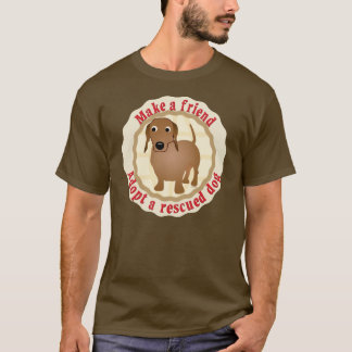 Camiseta Haga a un amigo - Dachshund