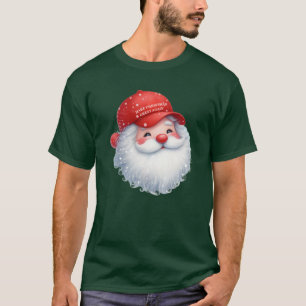 Camiseta Haga de nuevo grande la Navidad Maga GOP Santa