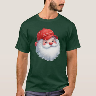 Camiseta Haga de nuevo grande la Navidad Maga GOP Santa