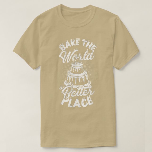 Camiseta Haga del mundo un lugar mejorFlavortown Eat & Cook (Diseño del anverso)