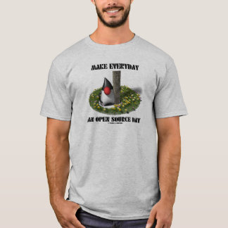 Camiseta Haga diario un día de Open Source (el duque de