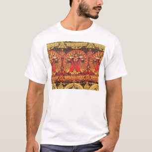 Camiseta Haga frente a adorno del pavo real y a la