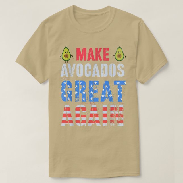 Camiseta HAGA GRAN AVOCADO DE NUEVO Cinco de Mayo Guacamole (Diseño del anverso)