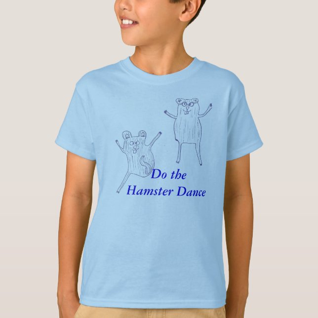 Camiseta Haga la danza del hámster (Anverso)