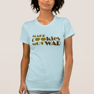Camiseta Haga la guerra de las galletas no