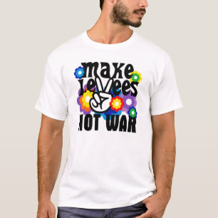 Camiseta Haga la guerra de los diques no