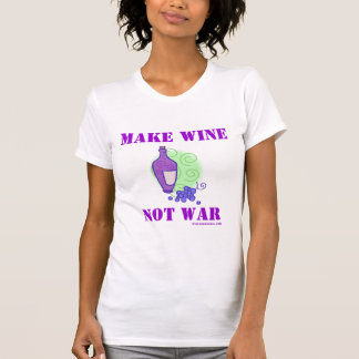 Camiseta Haga la guerra del vino no