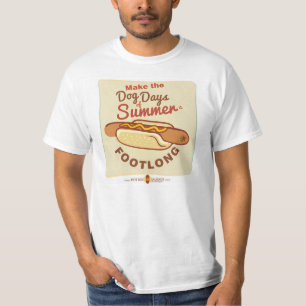 Camiseta "Haga las canículas del verano el perrito calient