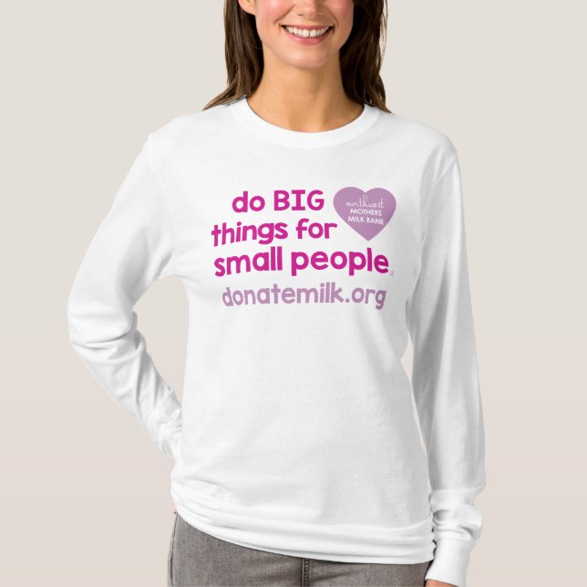 Camiseta haga las cosas GRANDES… envuelven de largo la (Anverso)