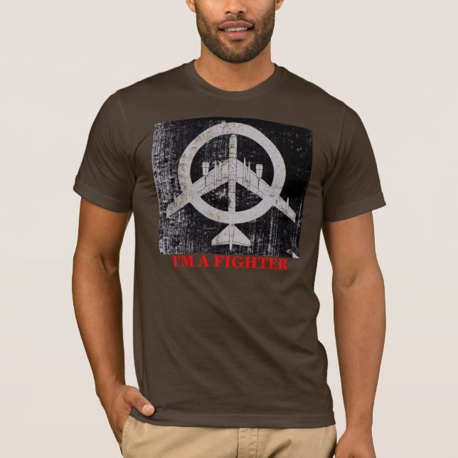 Camiseta haga las paces la guerra no (Anverso)